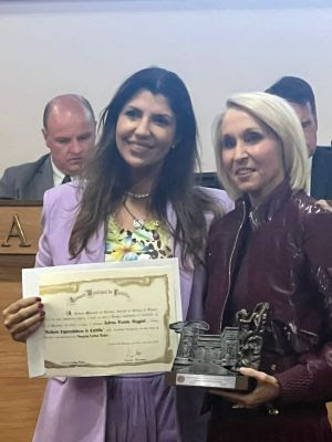 Sabrina Muggiati é uma das homenageadas com o Prêmio Mulheres Empreendedoras de Curitiba