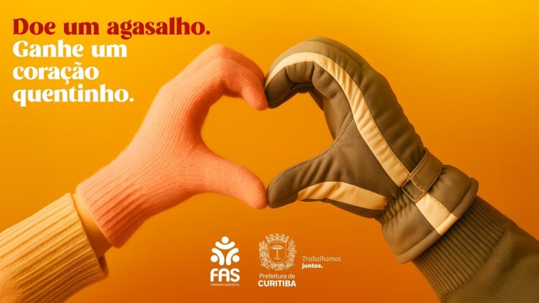 Colégios Positivo são pontos de coleta da Campanha do Agasalho 2025