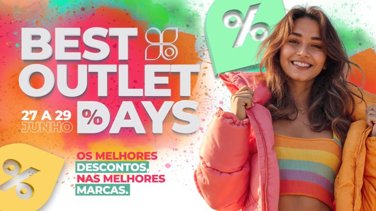 Campanha Best Outlet Days promete três dias de descontos e experiências exclusivas no City Center Outlet Premium