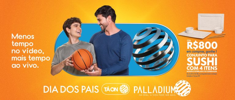 Campanha de Dia dos Pais no Shopping Palladium Curitiba presenteia clientes com conjunto exclusivo para sushi
