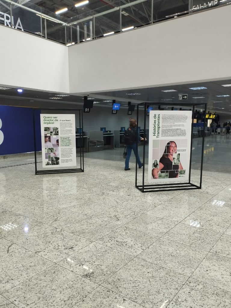Hospital Angelina Caron transforma histórias de transplantes em exposição sobre doação de órgãos no Afonso Pena