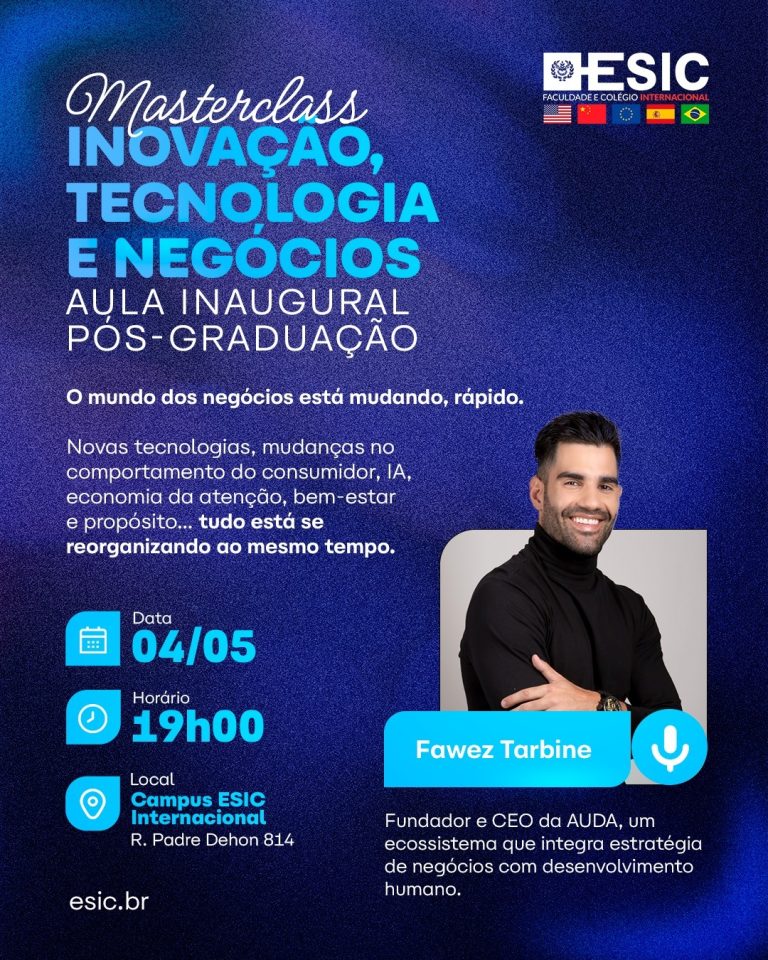 ESIC Internacional promove aula inaugural gratuita de MBAs com insights do SXSW 2026