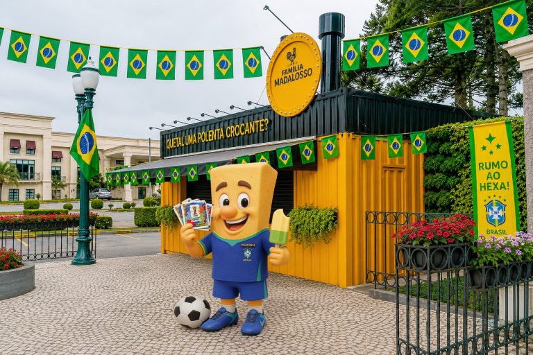 Família Madalosso promove manhã de troca de figurinhas da Copa com brincadeiras e experiências para as famílias