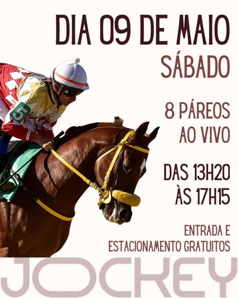Sabadão terá corridas ao vivo e programação para toda a família no Jockey Club do Paraná