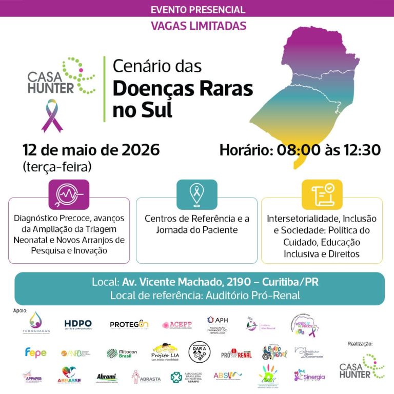 Evento reúne especialistas, pacientes e entidades para debater os desafios, avanços e as particularidades do atendimento às doenças raras na região Sul do país