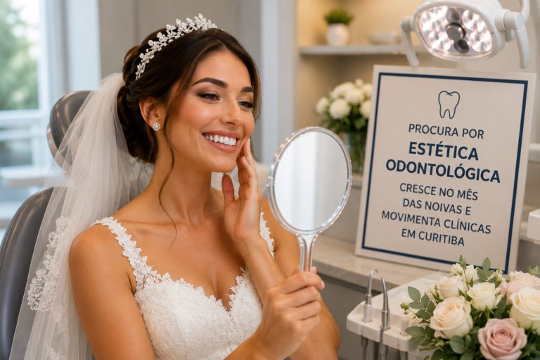 Procura por estética odontológica cresce no mês das noivas e movimenta clínicas em Curitiba