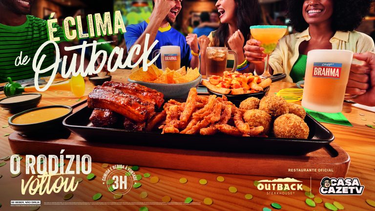‘É clima de Outback’: marca lança maior campanha de futebol de sua história no Brasil com ecossistema de entretenimento e gastronomia