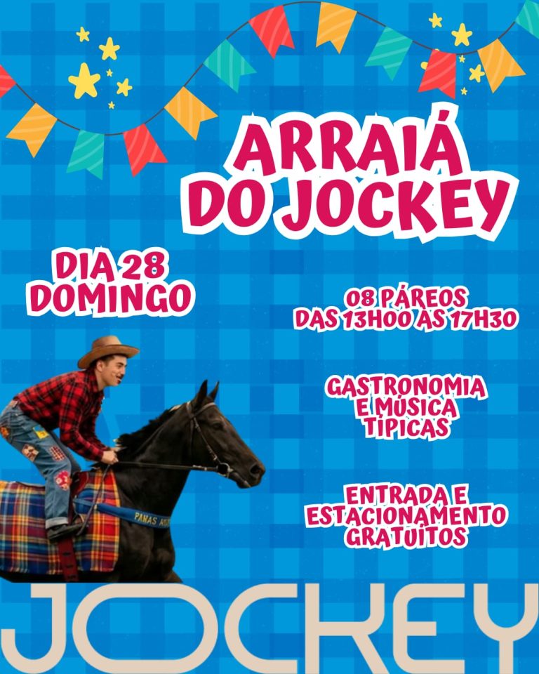 Arraiá no Jockey: corridas, forró e sabores nordestinos animam o domingo em Curitiba